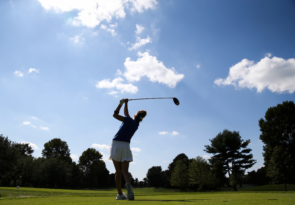 Casey Ott.

Women's golf practice.

Photo by Chet White | UK Athletics