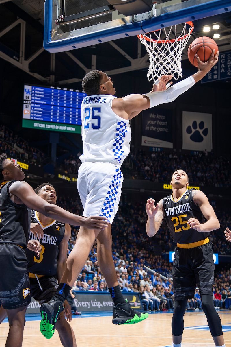 PJ Washington.

UK men's basketball beat Winthrop University 87-74 on Wednesday, November 21, 2018.

Photo by Chet White | UK Athletics