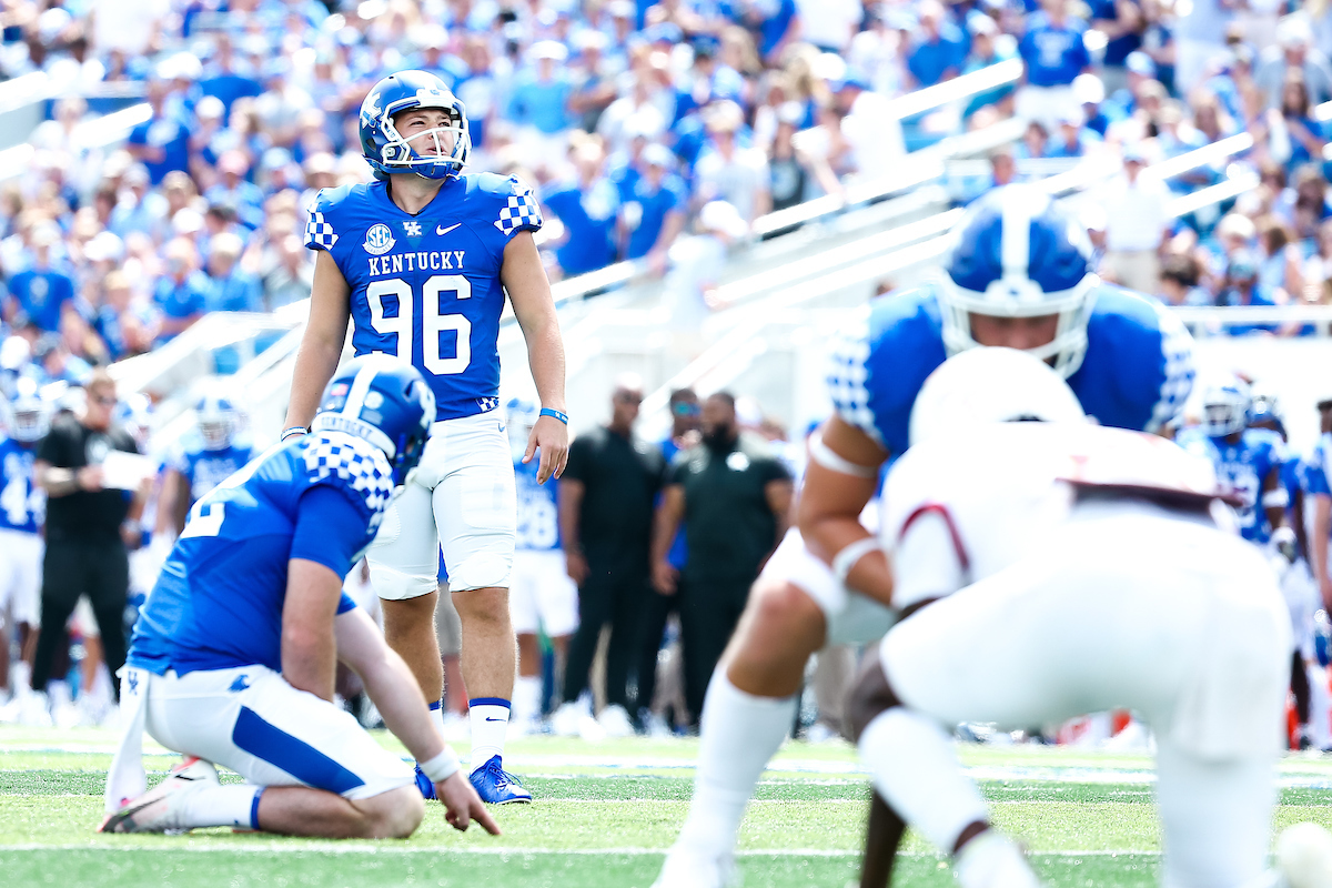Matt Ruffolo.

UK beat ULM 45-10.

Photo by Eddie Justice | UK Athletics