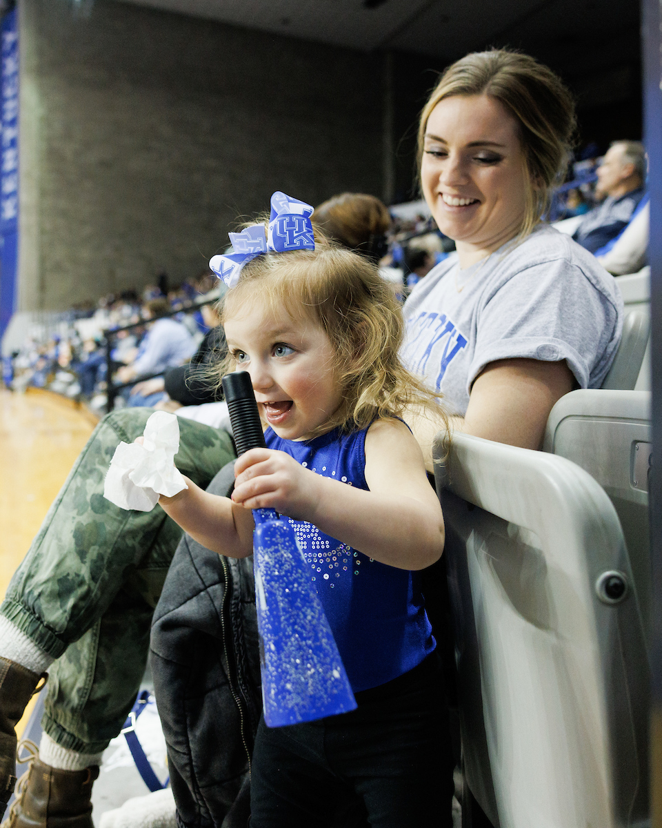 Fans.

Kentucky wins Quad Meet with a score of 197.450.

Photo by Elliott Hess | UK Athletics