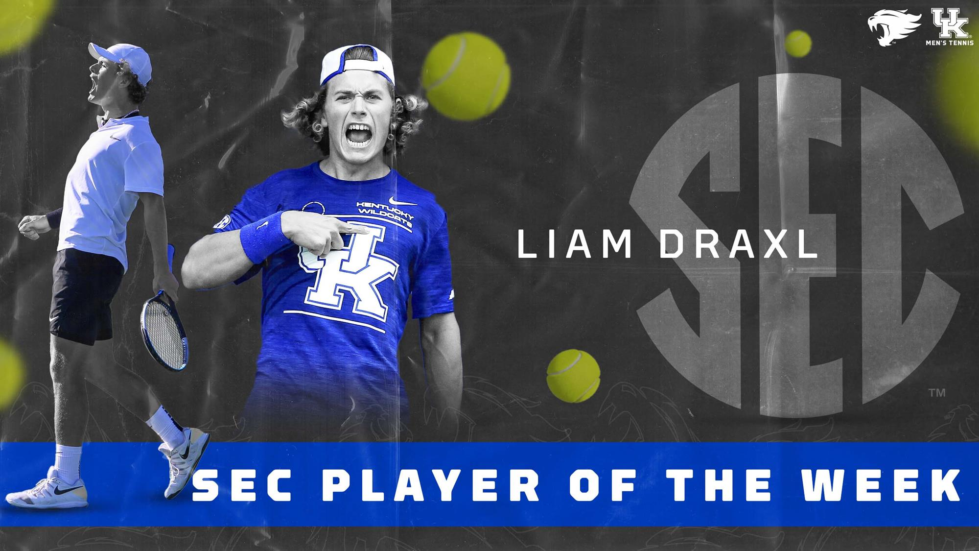 Liam Draxl Earns SEC Player of the Week Award