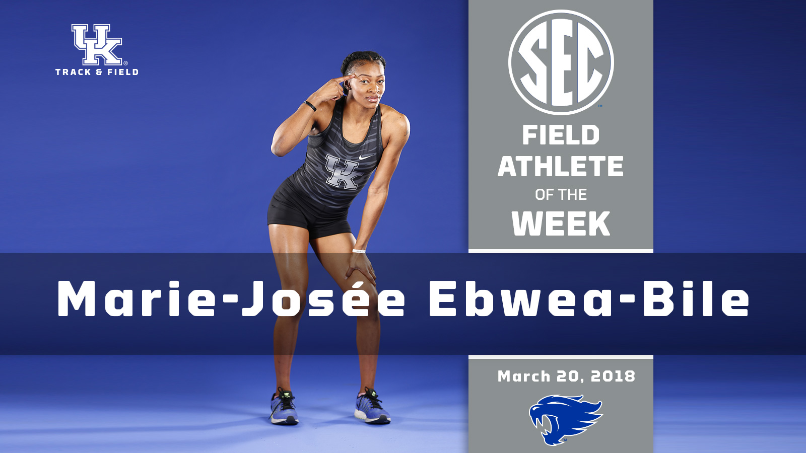 Marie-Josée Ebwea-Bile Named SEC Athlete of the Week