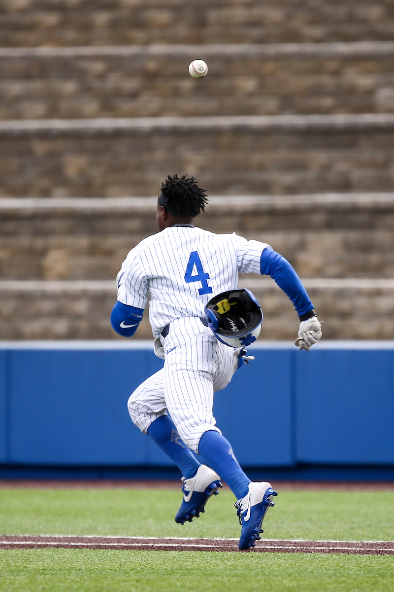 Zeke Lewis. 

Kentucky falls to UNCW 8-0.

Photo by Eddie Justice | UK Athletics