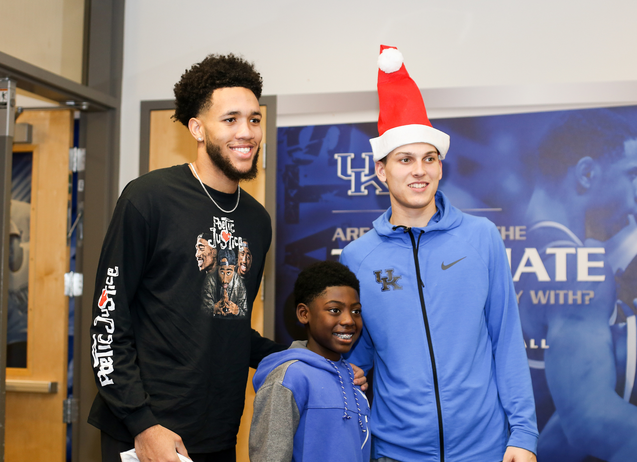 Tyler Herro. EJ Montgomery.

A Kentucky Christmas.

Photo by Maddie Baker | UK Athletics