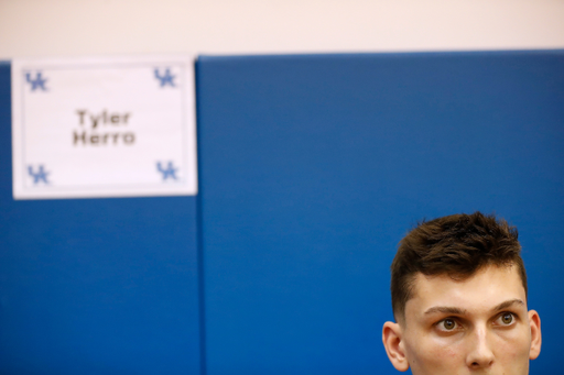 Tyler Herro.

Media Day.

Photo by Chet White | UK Athletics