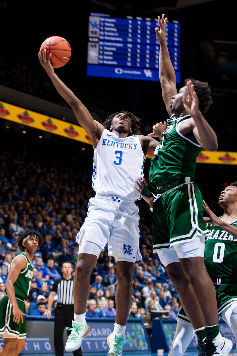 Tyrese Maxey.

Kentucky beat UAB 69-58.

Photo by Chet White | UK Athletics