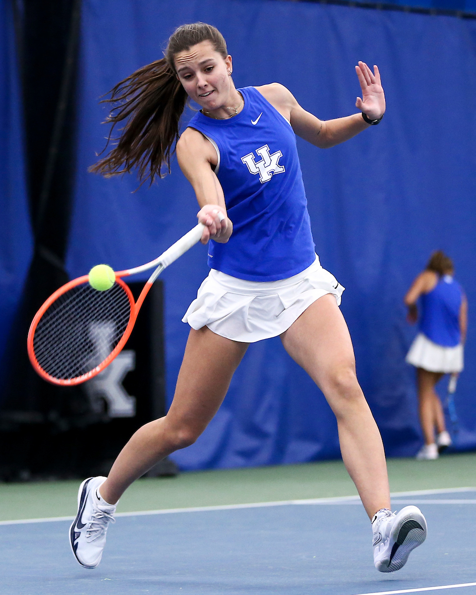 Lidia Gonzalez.

Kentucky defeats Miami Ohio 5-2.

Photo by Grace Bradley | UK Athletics