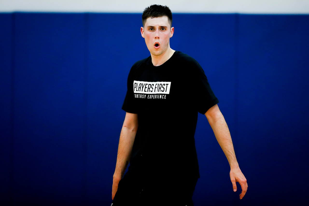 CJ Fredrick.

First practice of the season.

Photos by Chet White | UK Athletics
