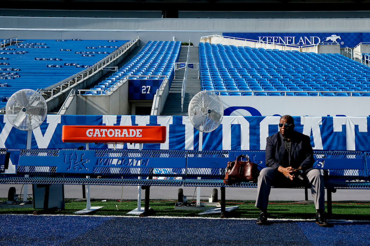 Vince Marrow.

UK beat ULM 45-10.

Photos by Chet White | UK Athletics