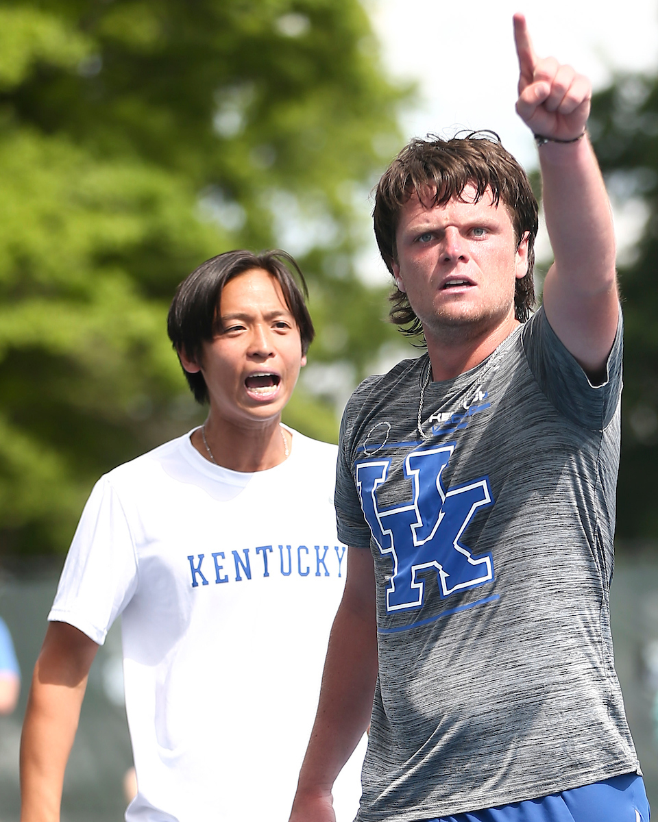 JJ Mercer, Arthur Chen.

Kentucky defeats Wake Forest 4-2 in NCAA Tournament Sweet Sixteen.

Photo by Grace Bradley | UK Athletics