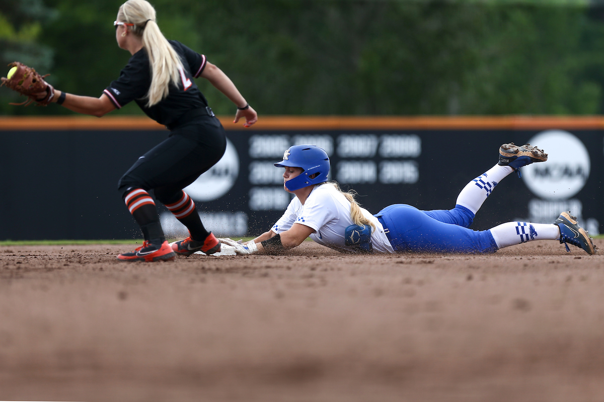 Erin Coffel.

Kentucky falls to Virginia Tech 2-9.

Photo by Grace Bradley | UK Athletics