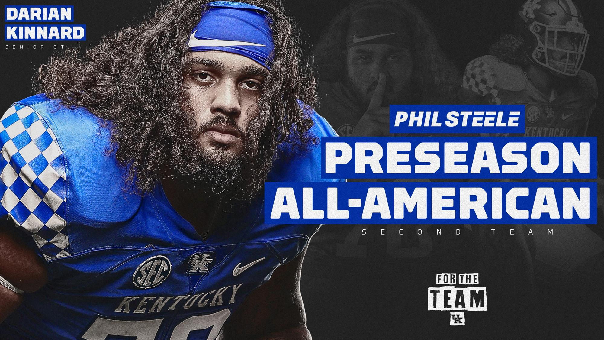 Kinnard Named Preseason All-American by Phil Steele
