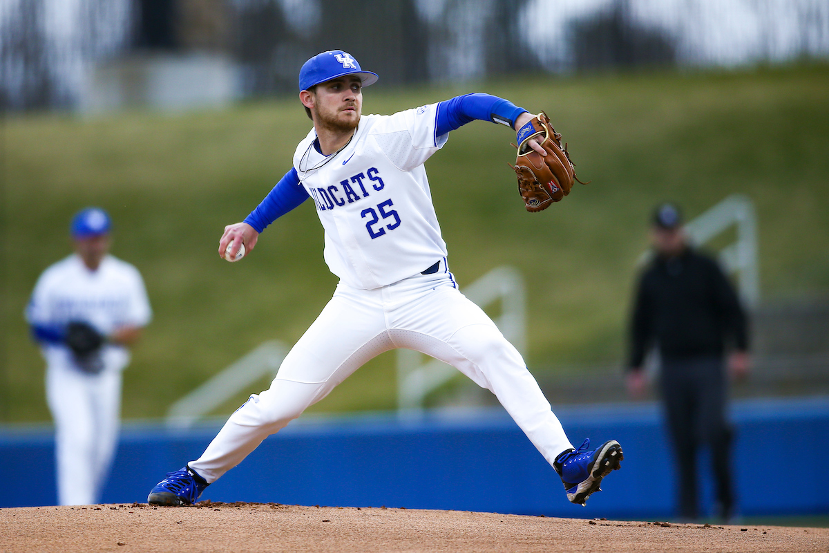 Seth Logue.

Kentucky beats Morehead 7-5.

Photo by Grace Bradley | UK Athletics