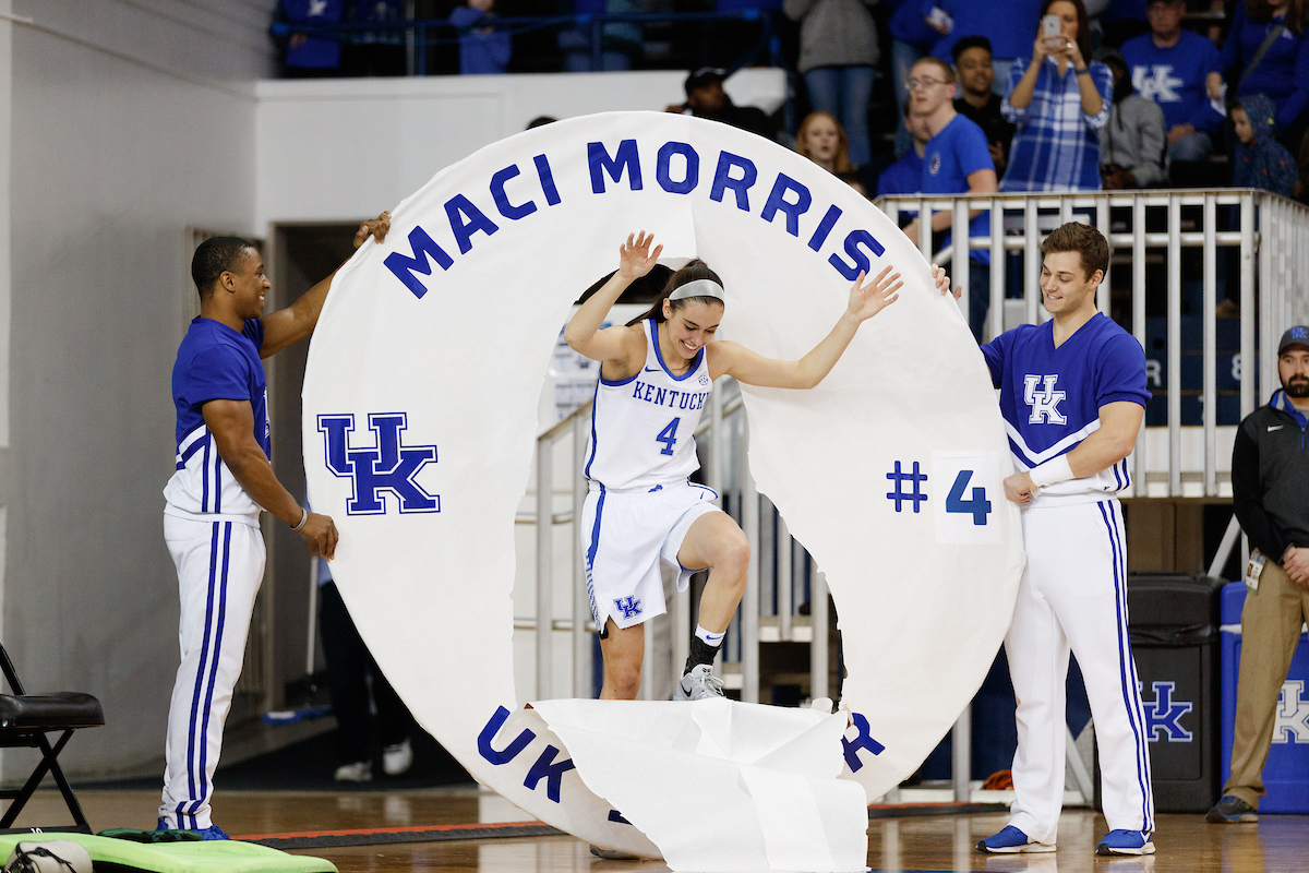 Maci Morris.


The UK women?s basketball team beat LSU on senior day on Sunday, February 24, 2019.

Photo by Elliott Hess | UK Athletics