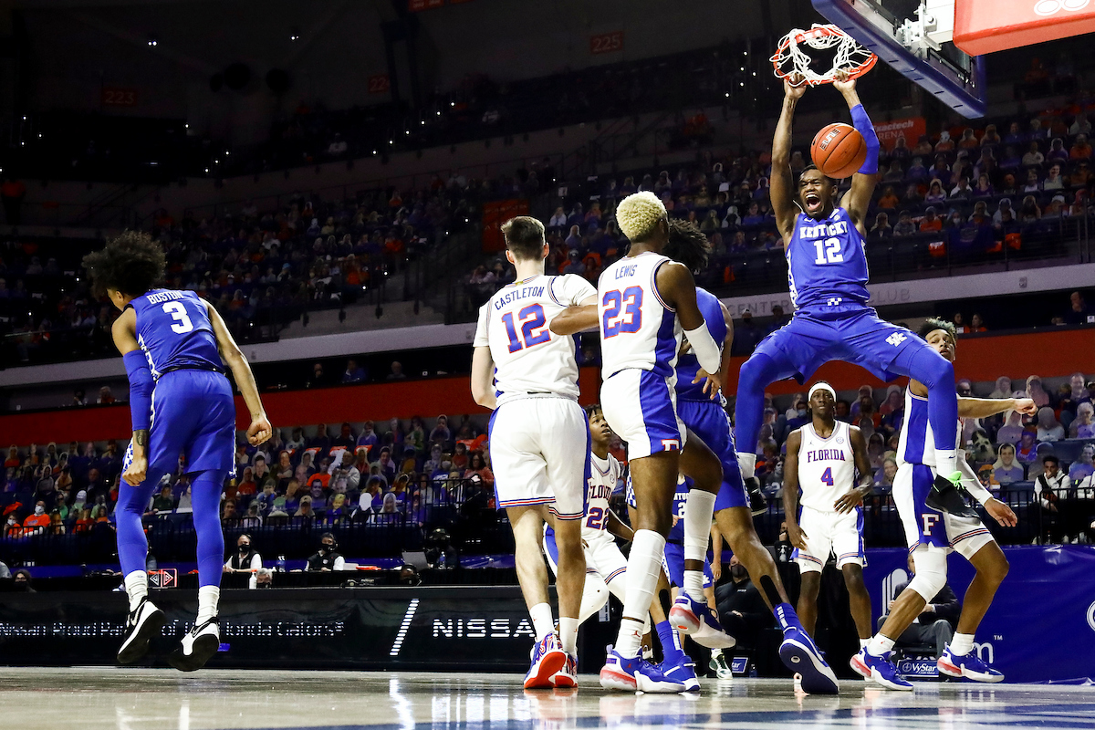 Keion Brooks Jr.

Kentucky beat Florida 76-58 at the O’Connell Center in Gainesville, Fla.

Photo by Chet White | UK Athletics