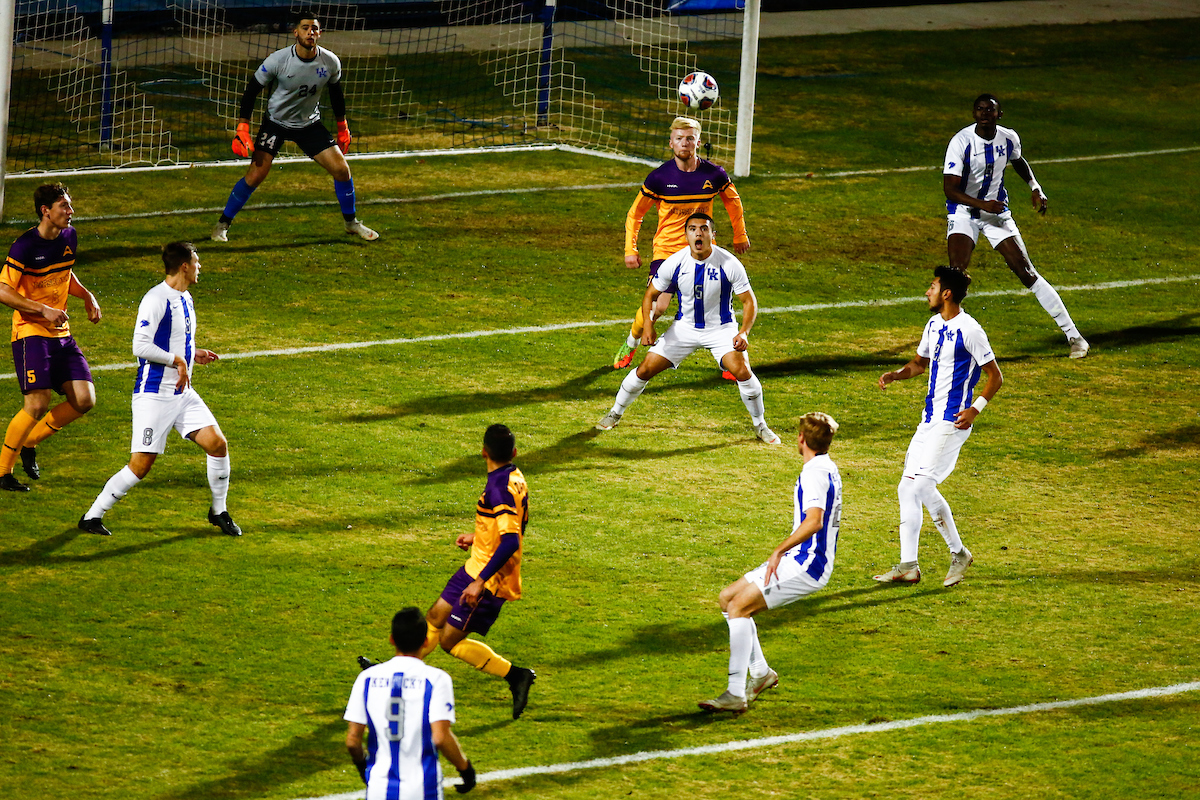 Team. 

Men's soccer beat Lipscomb 2-1

Photo by Eddie Justice | UK Athletics