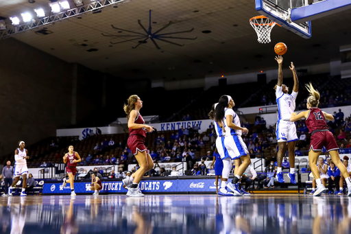 Jazmine Massengill. 

Kentucky beat Lee 95-51.

Photo by Eddie Justice | UK Athletics