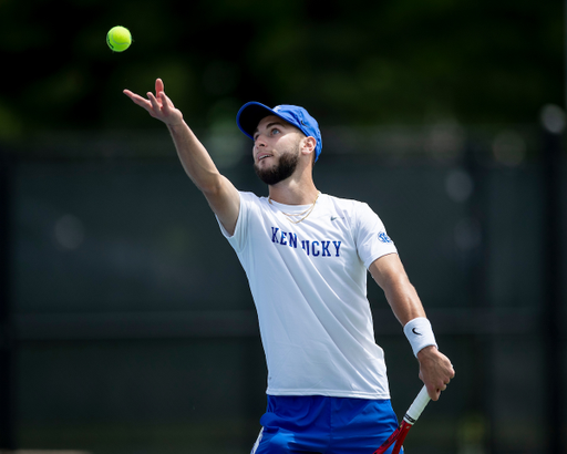 Joshua Lapadat.

Kentucky beat DePaul 4-0 in the first round of the 2022 NCAA Men’s Tennis Tournament.

Photo by Elliott Hess | UK Athletics