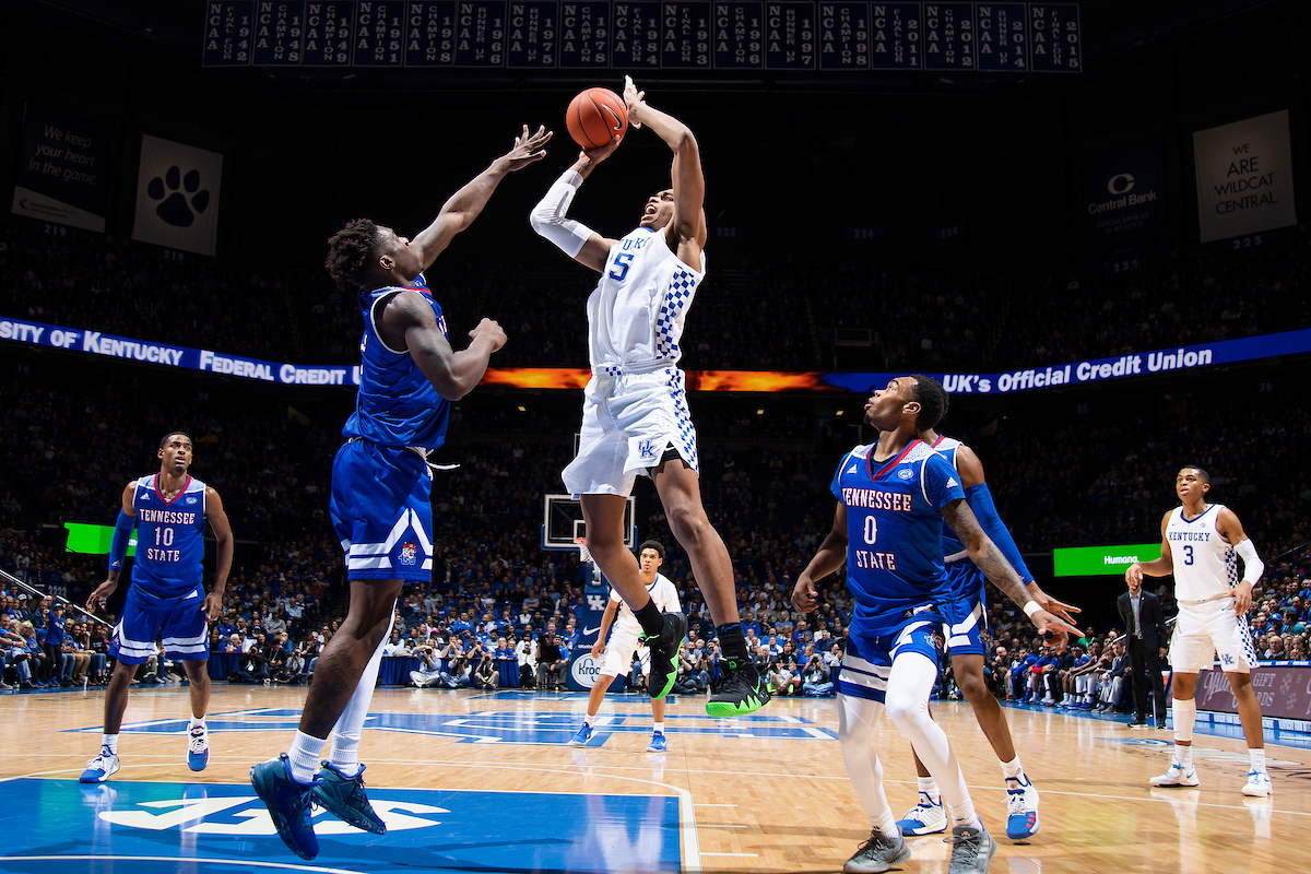 PJ Washington.

Kentucky beat Tennessee State 77-62.

Photo by Chet White | UK Athletics