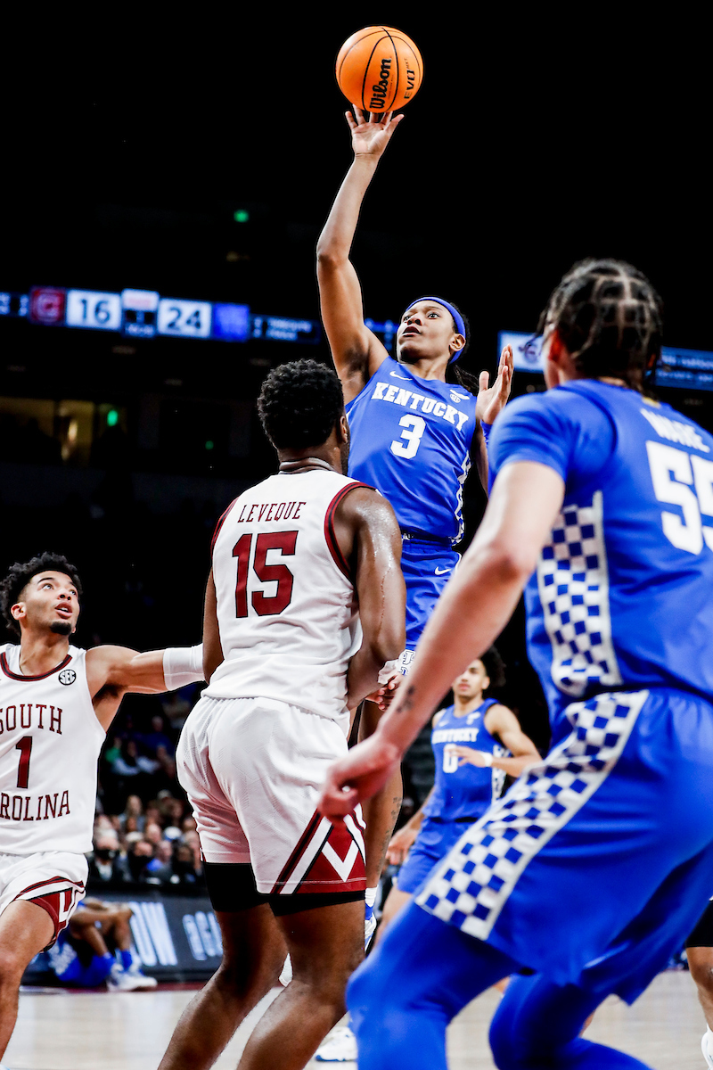 TyTy Washington Jr.

Kentucky beat South Carolina 86-76.

Photos by Chet White | UK Athletics