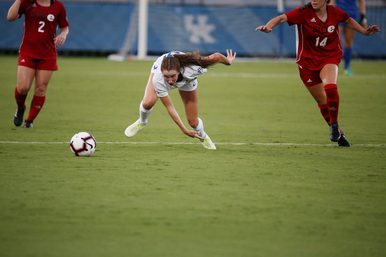Eva Mitchell.

The University of Kentucky women's soccer team beat SIUE 2-1 in the Cats season openr on Friday, August 17, 2018, at The Bell in Lexington, Ky.

Photo by Chet White | UK Athletics