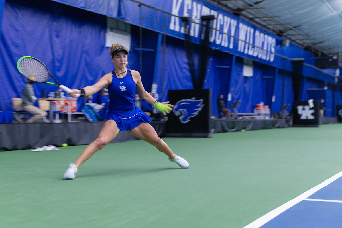 AKVILE PARAŽINSKAITE.

Kentucky beats Memphis 7-0

Photo by Grant Lee | UK Athletics