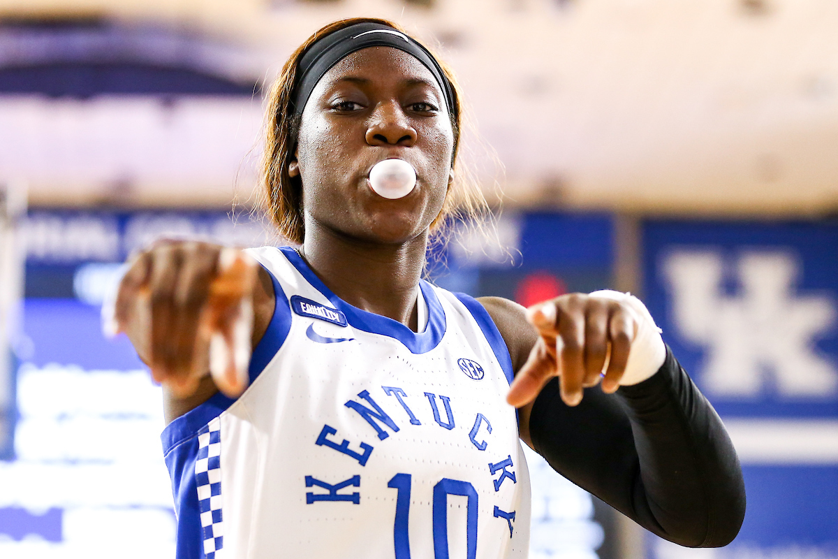 Rhyne Howard. 

Kentucky beats Indiana 72-68.

Photo by Eddie Justice | UK Athletics