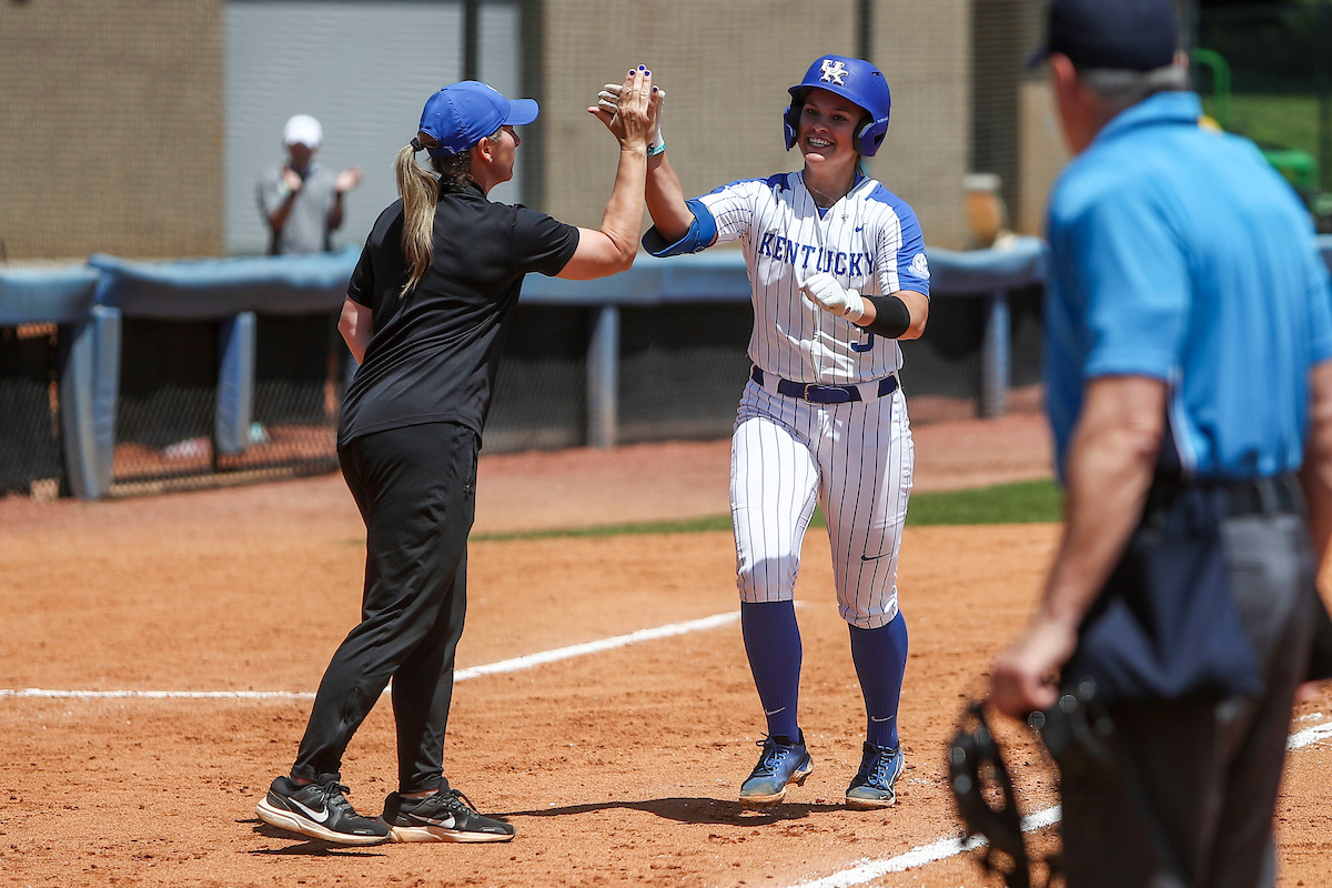 Taylor Ebbs.

Kentucky defeats Mississippi State 9-5.

Photo by Sarah Caputi | UK Athletics