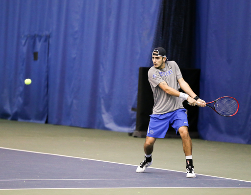 Enzo Wallart.

University of Kentucky men's tennis hosts Duke.

Photo by Maddie Baker | UK Athletics