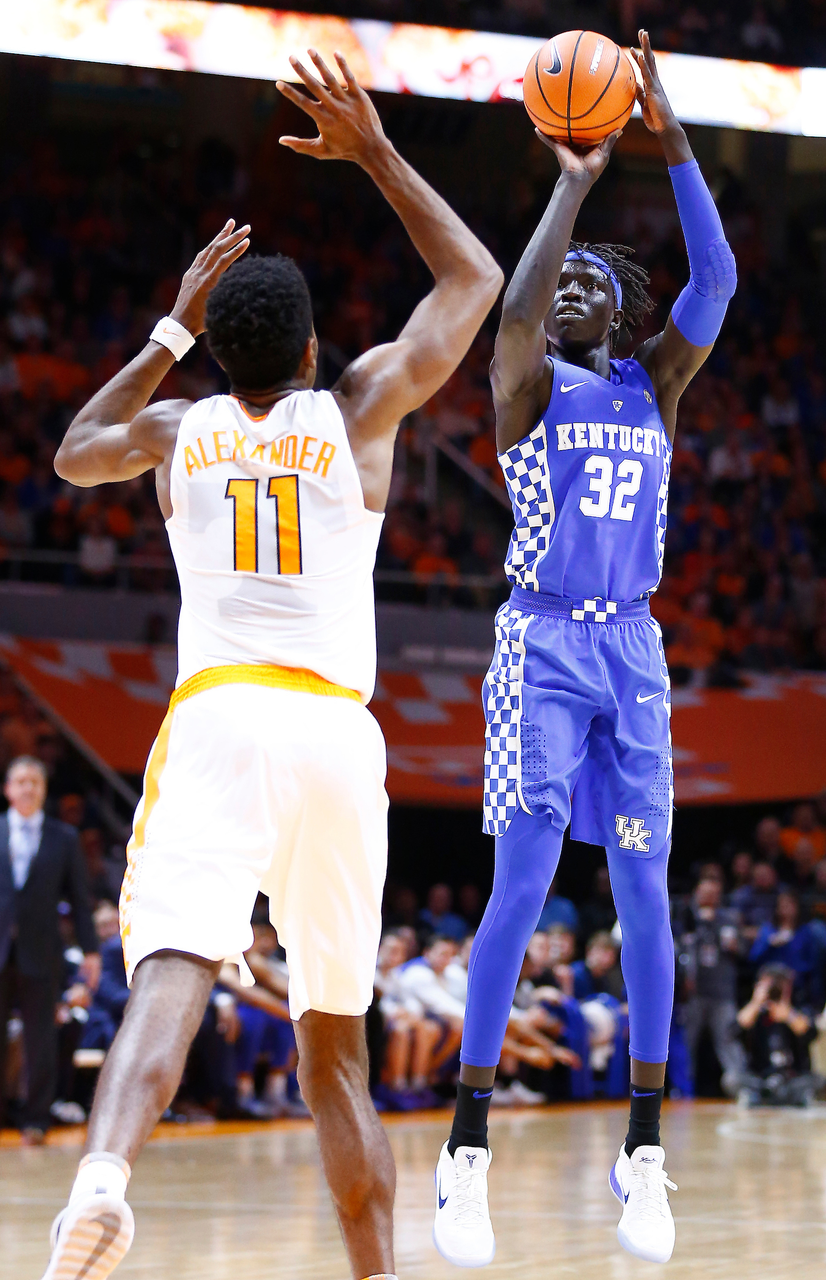Wenyen Gabriel.

The University of Kentucky men's basketball team falls to Tennessee 76-65 on Saturday, January 6, 2018, at Thompson-Boling Arena in Knoxville, TN.

Photo by Chet White | UK Athletics