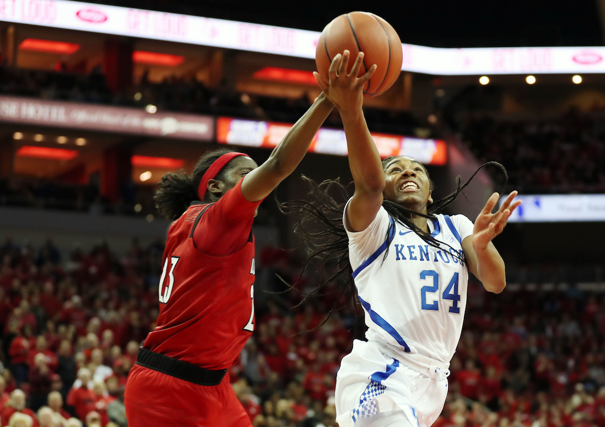 Taylor Murray

Women's Basketball loses to Louisville on Sunday, December 9, 2018 at the Yum! Center.  

Photo by Britney Howard  | UK Athletics