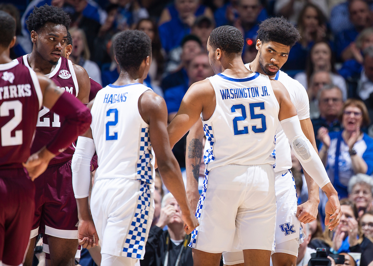 Nick Richards.

Kentucky beat Texas A&M 85-74 on Tuesday, January 8, 2019.

Photo by Chet White | UK Athletics