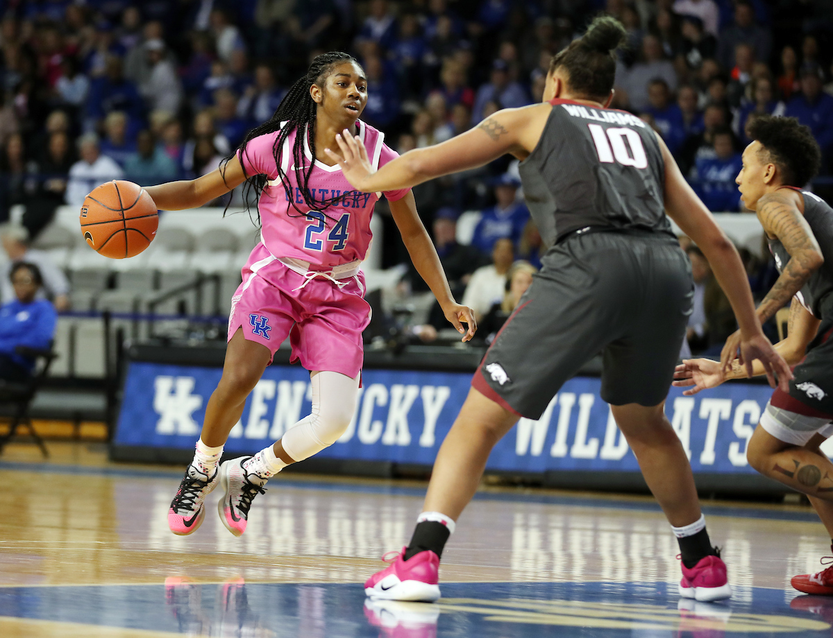 Taylor Murray

The UK Women's Basketball team beat Arkansas.
Photo by Britney Howard | UK Athletics