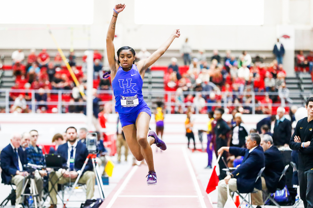 Zhane Smith.

Day two of the 2019 SEC Indoor Track and Field Championships.

Photo by Chet White | UK Athletics