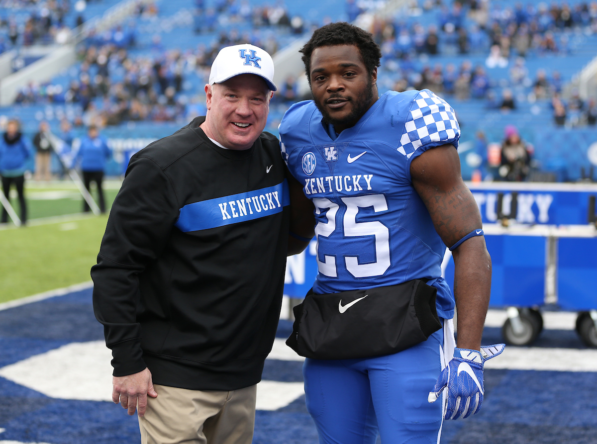 Mark Stoops and Darius West

UK Football beats MTSU 34-23-on Senior Day at Kroger Field.


Photo By Barry Westerman | UK Athletics