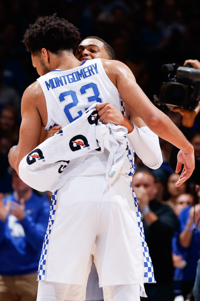 EJ Montgomery.

The University of Kentucky men's basketball team beats South Carolina 76-48.

Photo by Elliott Hess | UK Athletics