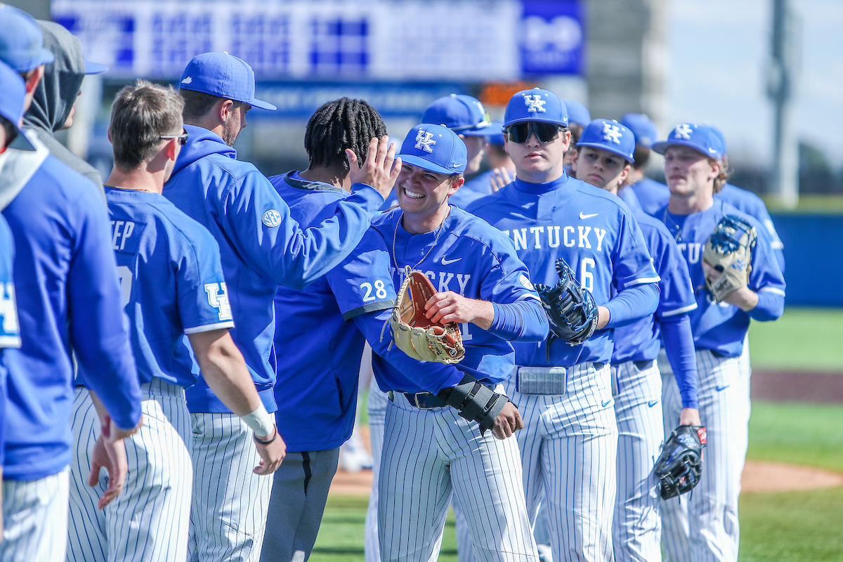 Evan Byers.

Kentucky defeats High Point 14-3.

Photo by Sarah Caputi | UK Athletics