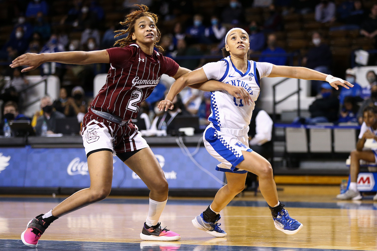 Jada Walker.

Kentucky loses to South Carolina 59-50.

Photo by Tommy Quarles | UK Athletics