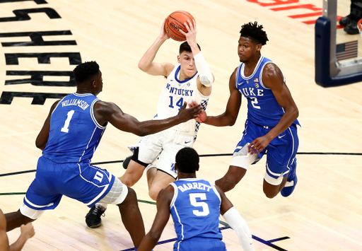 Tyler Herro.

Men's basketball falls to Duke 118-84.


Photo by Elliott Hess | UK Athletics