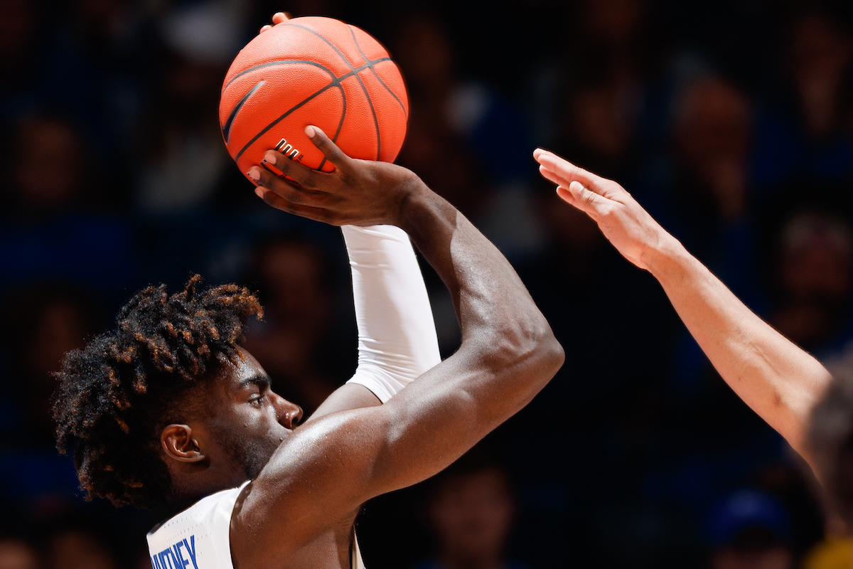 Kahlil Whitney.

Kentucky beat Lamar 81-56.


Photo by Elliott Hess | UK Athletics