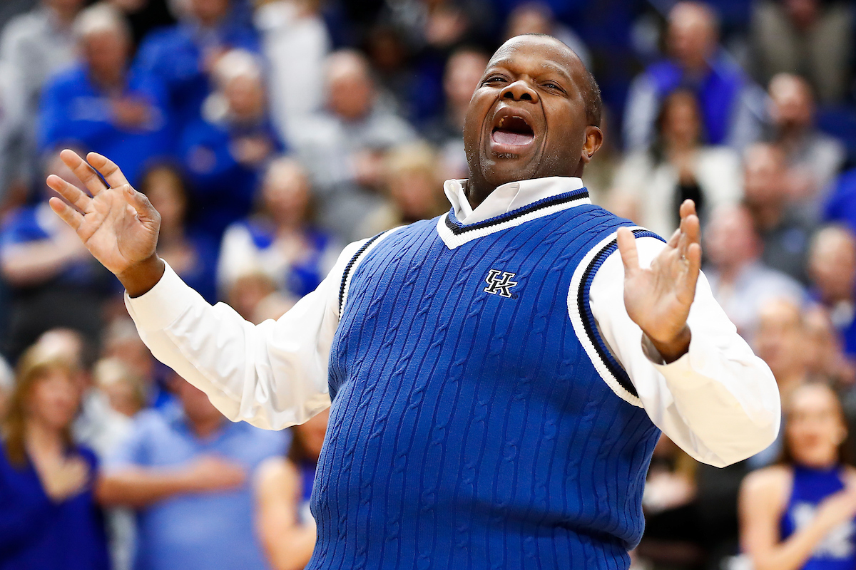 National Anthem.

The UK men's basketball team beat Kansas 71-63 at Rupp Arena on Saturday, January 26, 2019.

Photo by Chet White| UK Athletics
