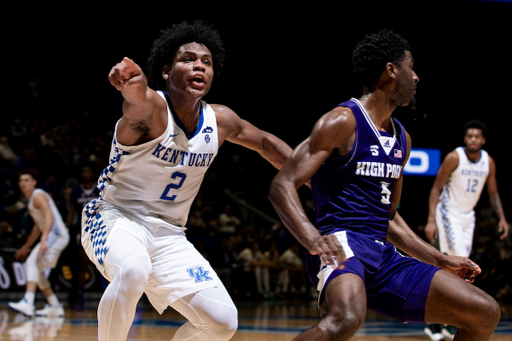 Sahvir Wheeler.

Kentucky beat High Point 92-48.

Photos by Chet White | UK Athletics