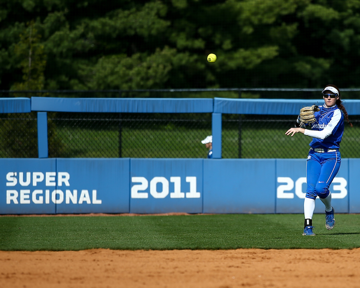 Renee Abernathy. 

Kentucky loses to LSU 10-4. 

Photo by Eddie Justice | UK Athletics