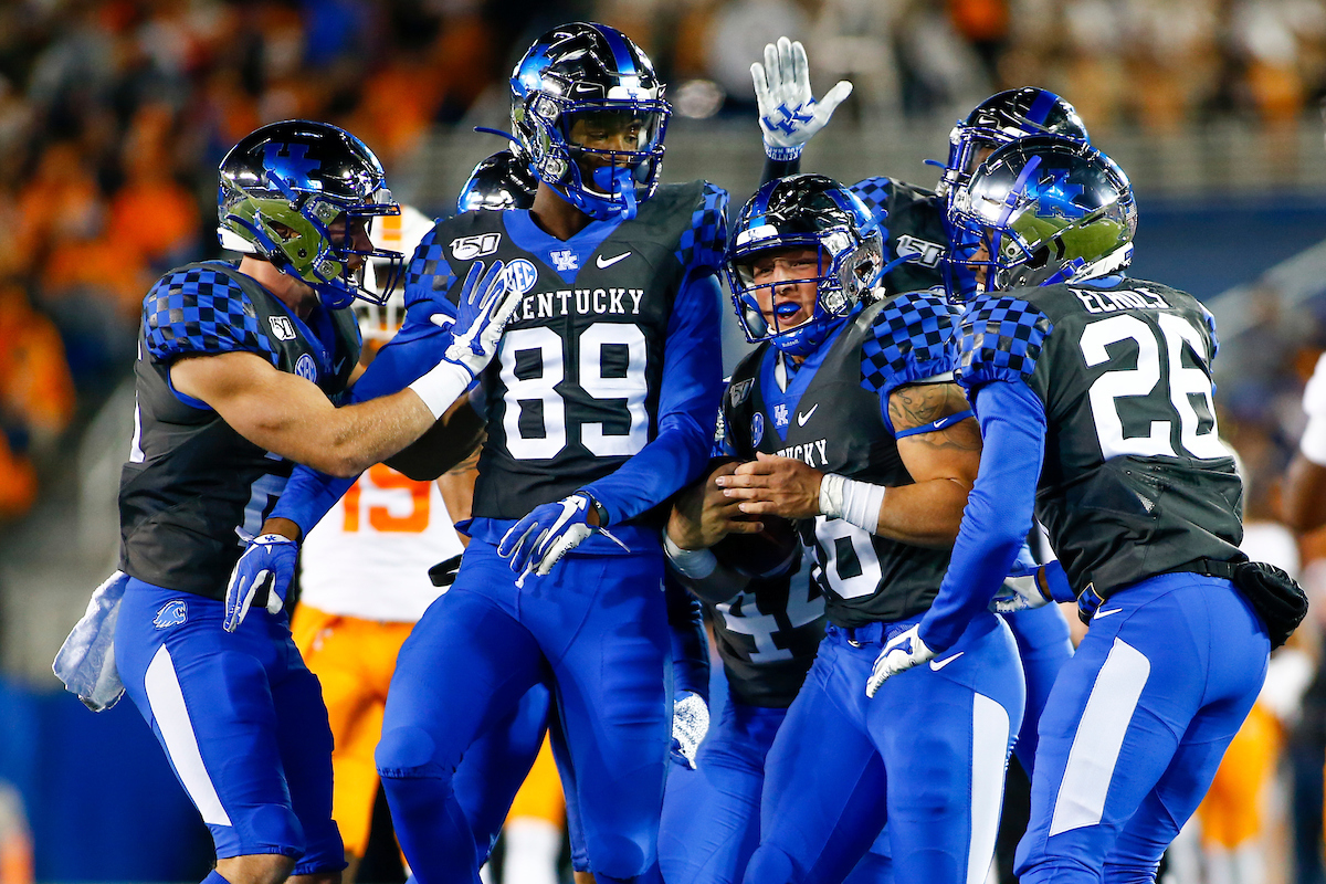 Drew Schlegel. 

Kentucky falls to Tennessee  17-13.

Photo By Barry Westerman | UK Athletics