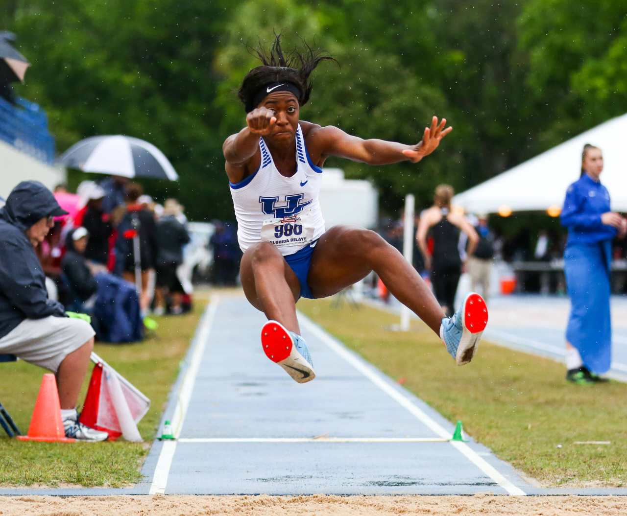 The Kentucky Wildcats compete in the Florida Relays on Friday, March 30, 2018 in Gainesville, Fla. (Photo by Matt Stamey)  