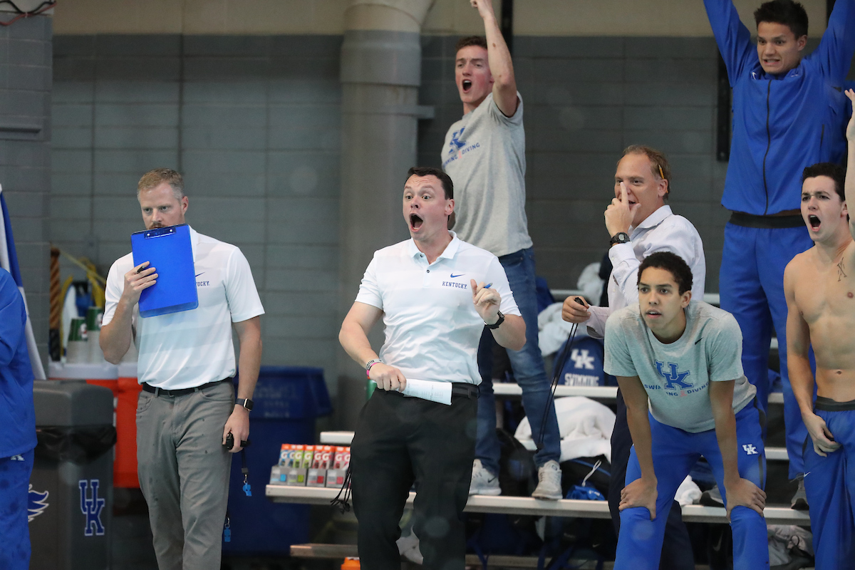 UK Swimming & Diving in action against LSU on Tuesday, October 23rd, 2018 at the Lancaster Aquatic Center in Lexington, Ky.

Photos by Noah J. Richter | UK Athletics