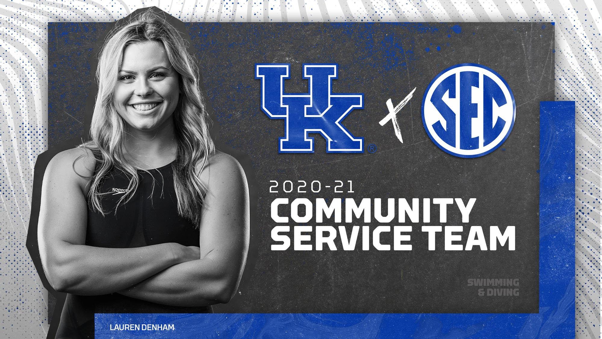 Denham Selected to SEC Women’s Swimming & Diving Community Service Team