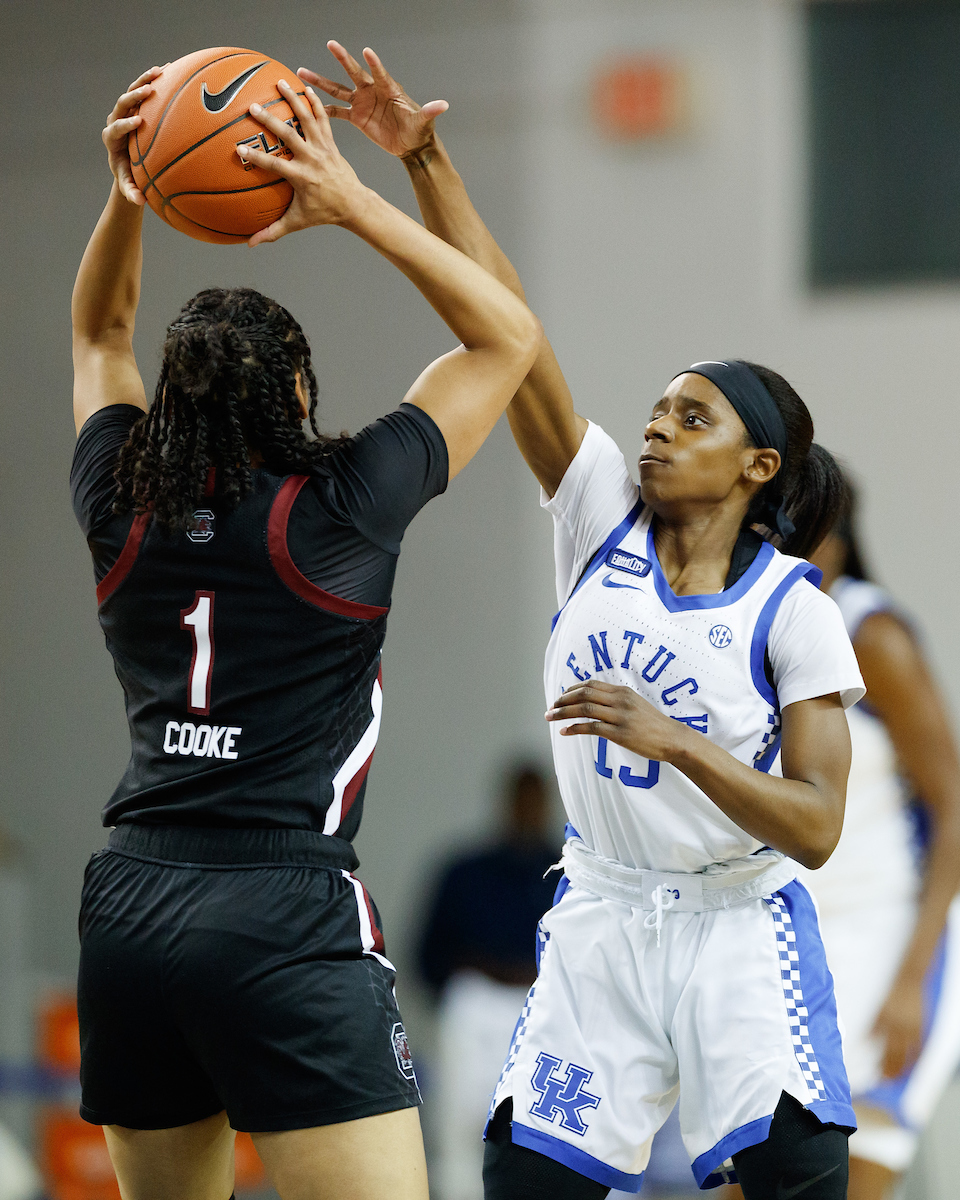 Chasity Patterson.

Kentucky falls to South Carolina 75-70.

Photo by Elliott Hess | UK Athletics