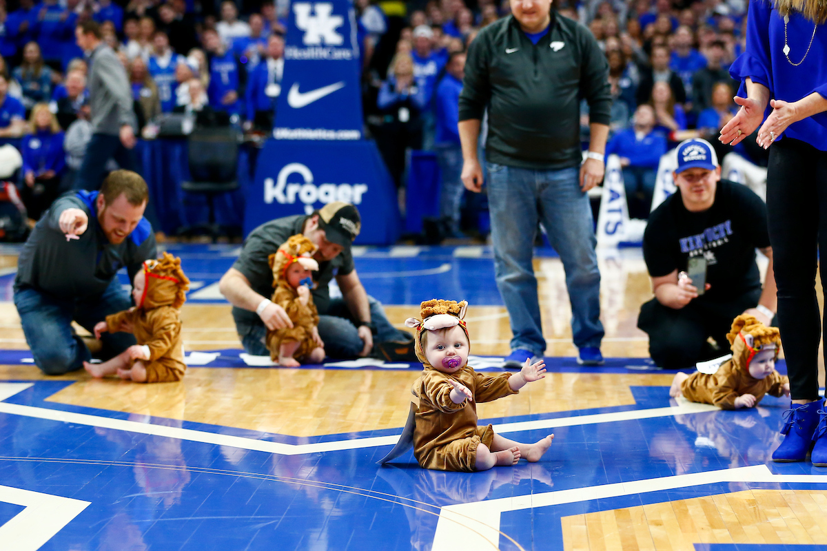 Baby Race. 

UK beat Auburn 73-66. 

Photo By Barry Westerman | UK Athletics