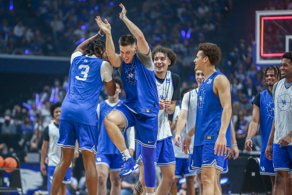CJ Fredrick.Big Blue Madness.Photo by Sarah Caputi | UK Athletics